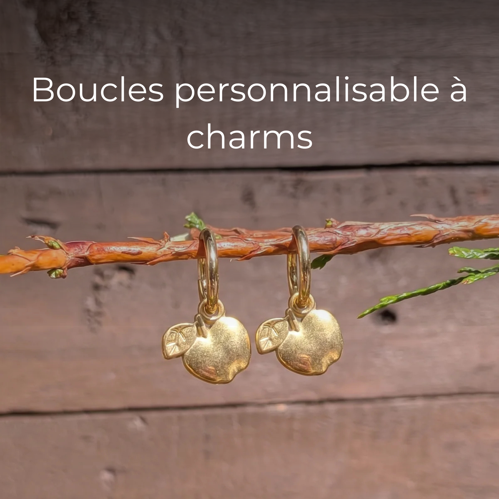 Boucles personnalisable à charms