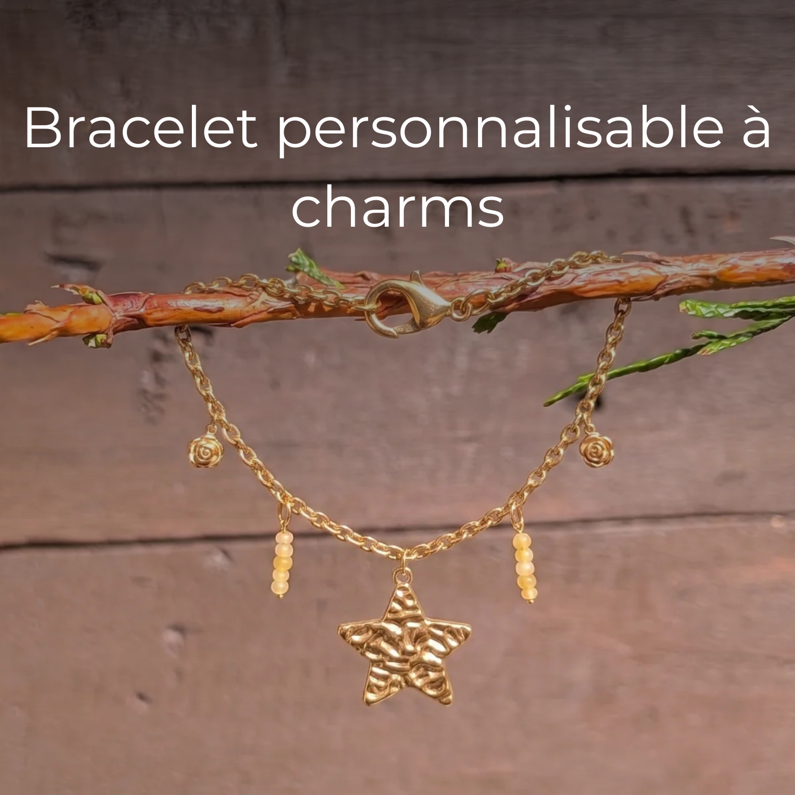 Bracelet personnalisable à charms