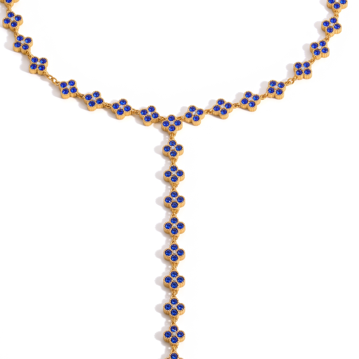 Collier Amalfi Saphir | Idée cadeau en acier inoxydable | Atelier Rime