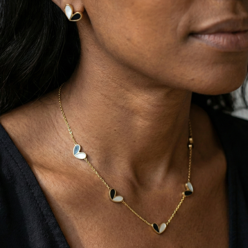 Set collier et boucles Lilou