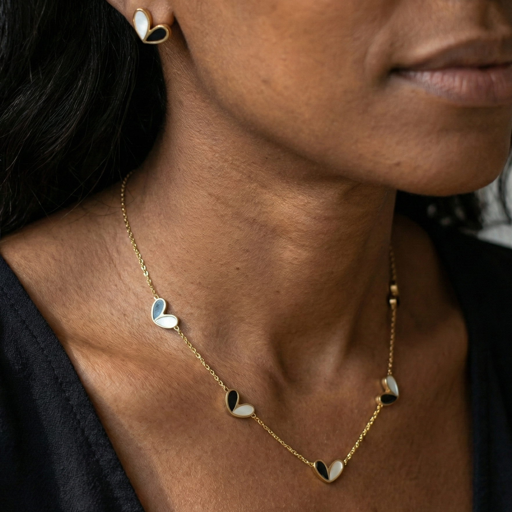 Set collier et boucles Lilou