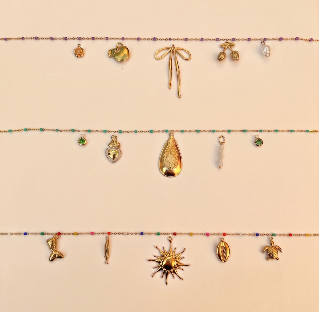 Collier personnalisable : Chaîne colorée