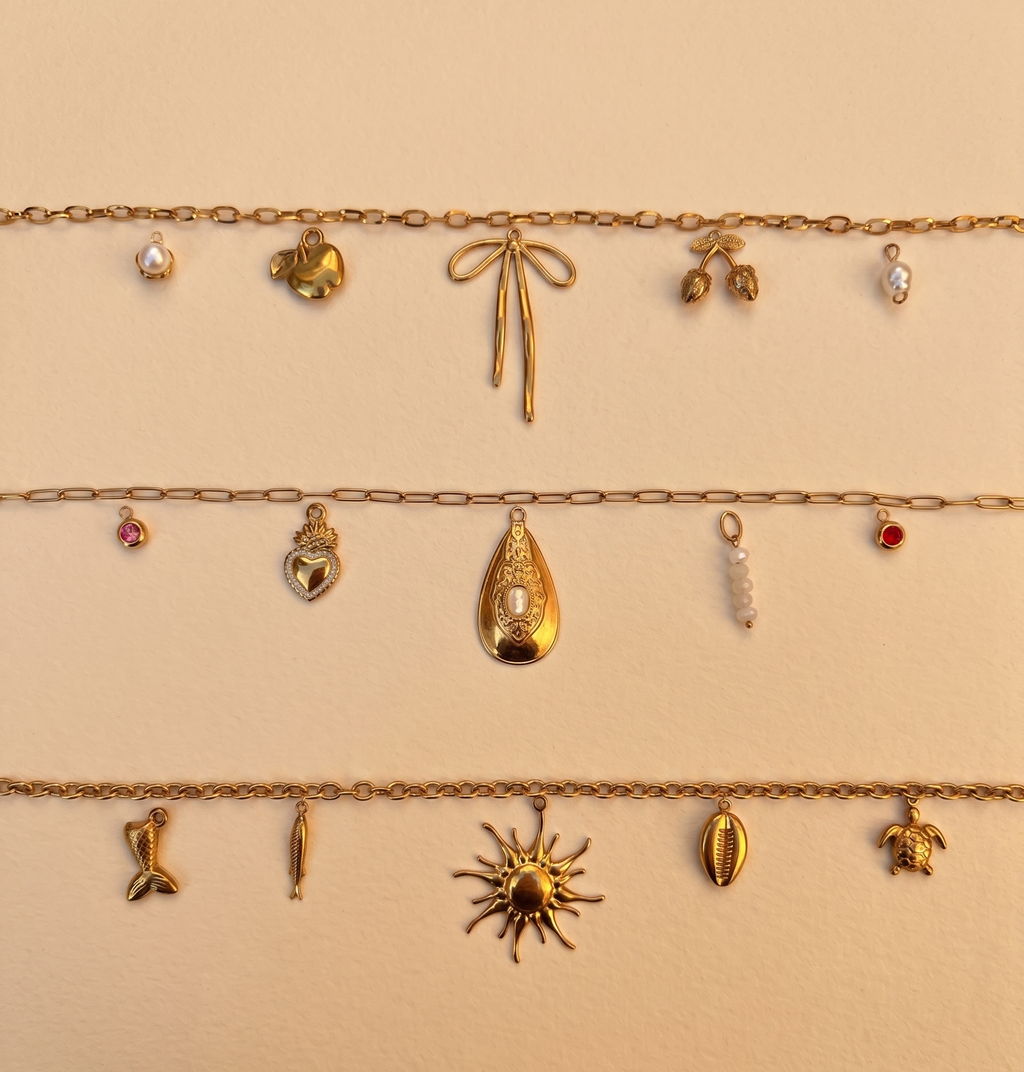 Collier personnalisable - chaîne dorée
