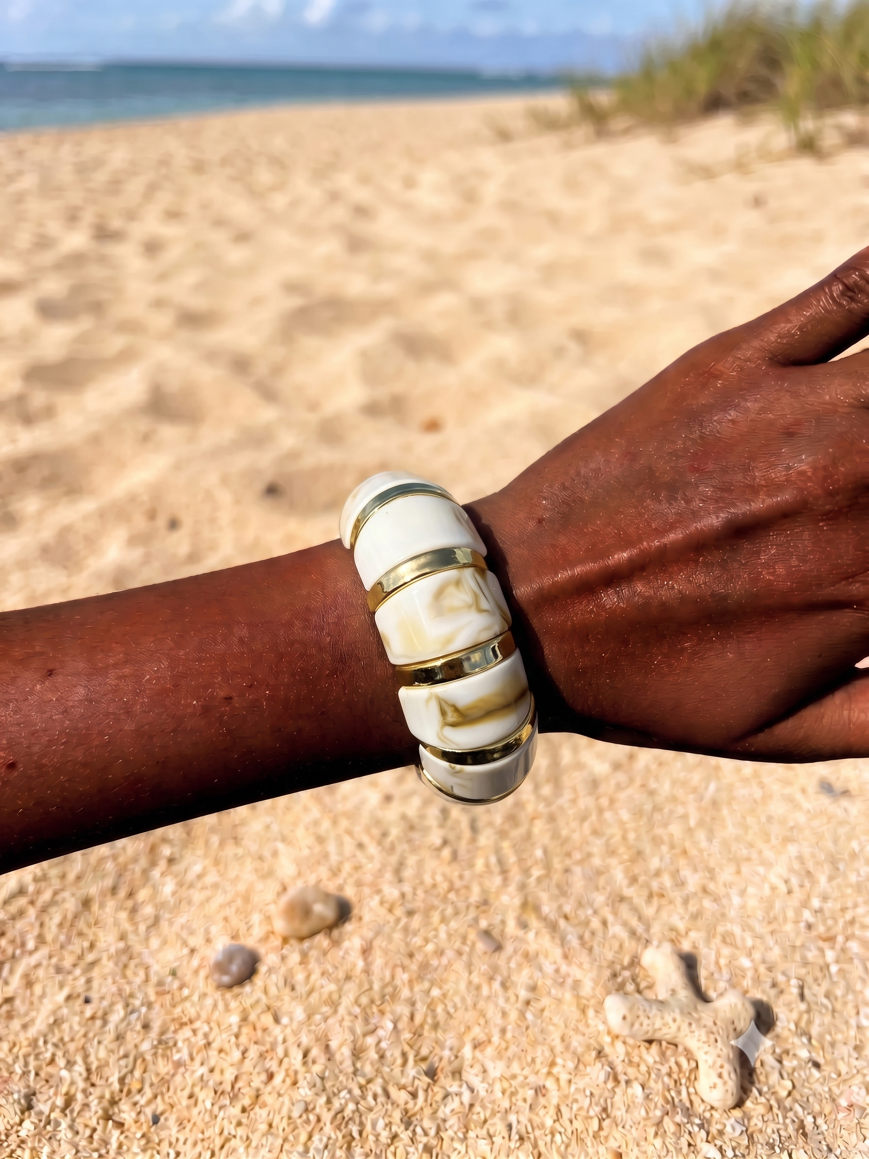 Bracelet June Crème