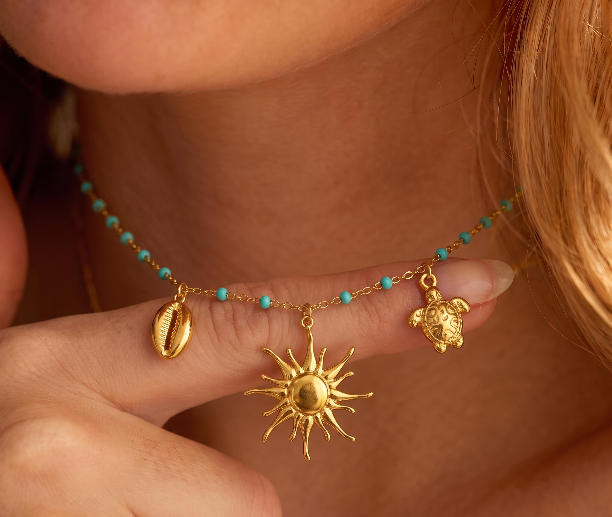 Collier personnalisable : Chaîne colorée