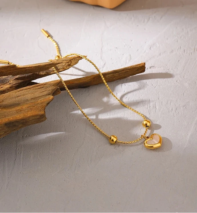 Bracelet pendentif coeur
