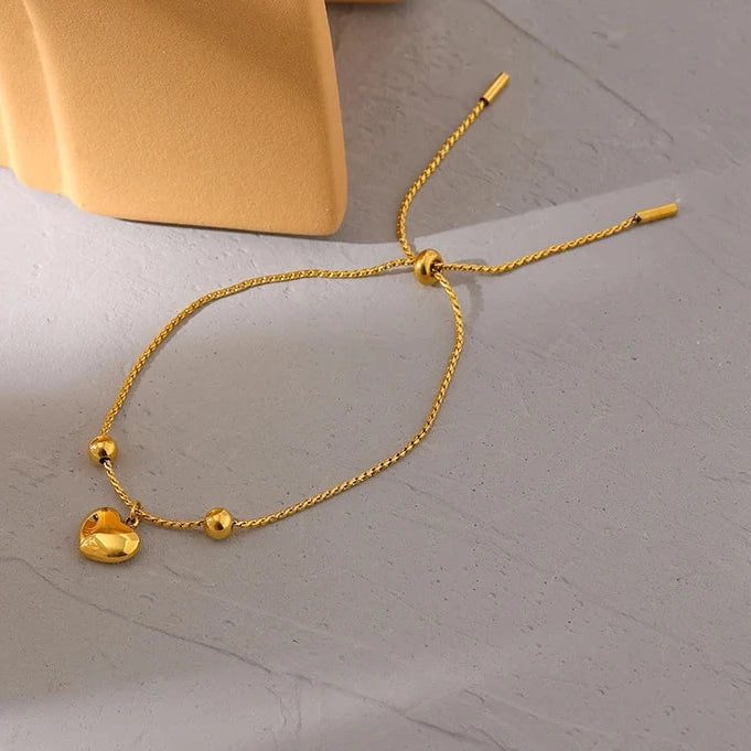 Bracelet pendentif coeur