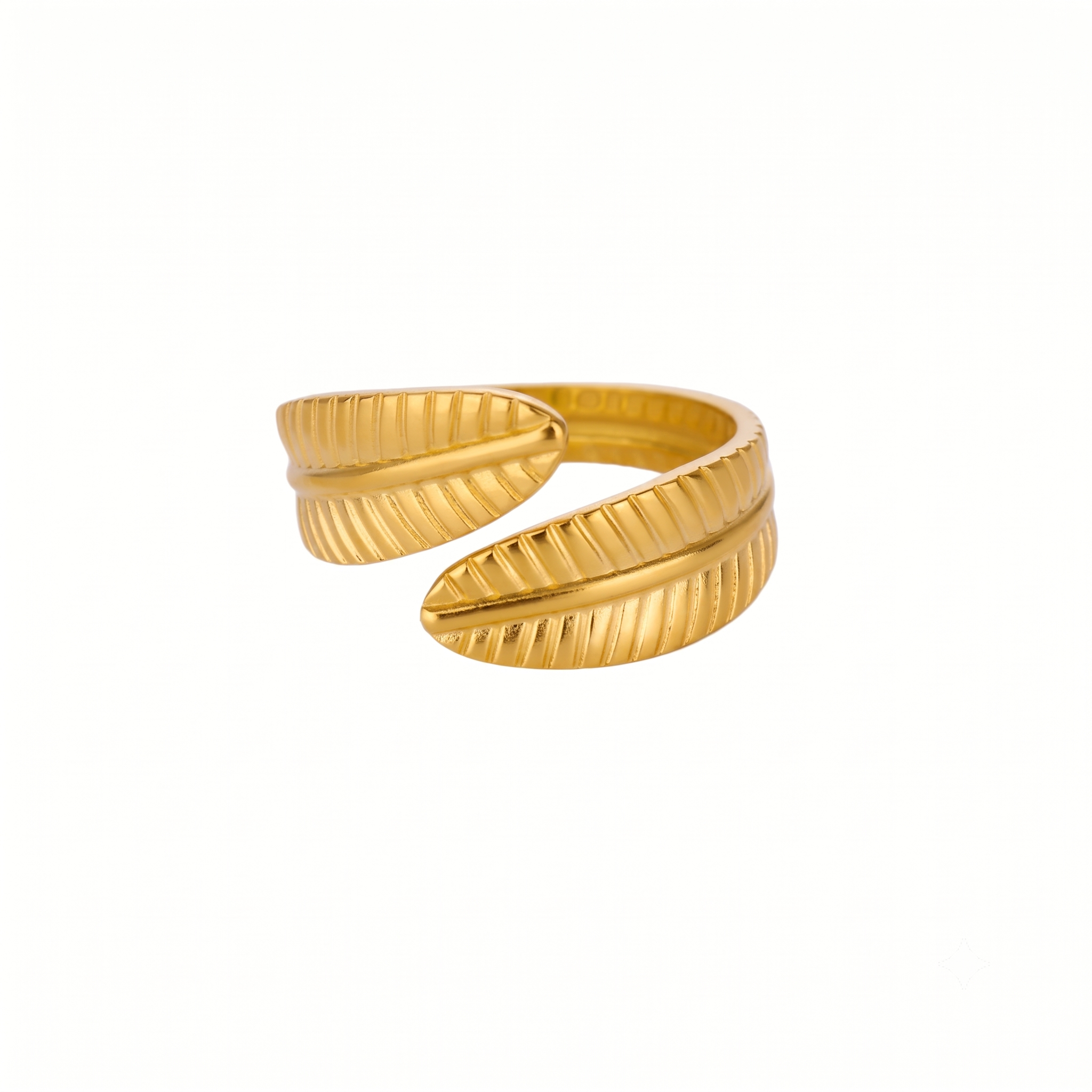 Bague Nacre en acier inoxydable ajustable pour femme 

