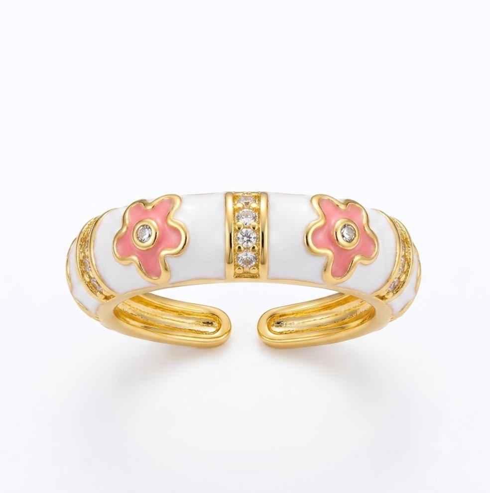 Bague Esther Crème